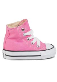 Buty Córka Converse Chuck Taylor All Star Hi róża. Okazja: na co dzień. Kolor: różowy. Materiał: materiał. Model: Converse All Star #1