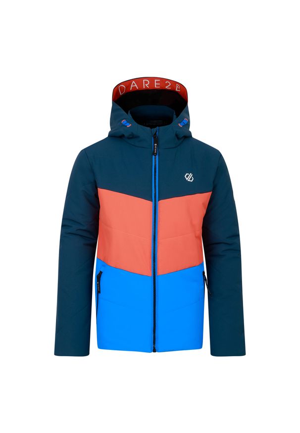 DARE 2B - Kurtka Ocieplana Dziecięca Jolly. Kolor: pomarańczowy, niebieski, wielokolorowy. Materiał: puch. Styl: sportowy