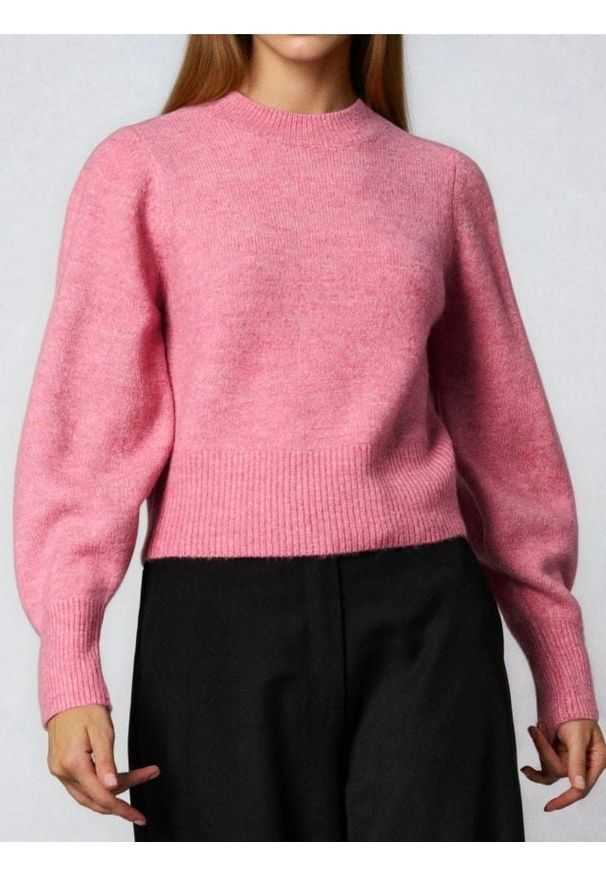 Sinsay - Sweter basic - różowy. Kolor: różowy