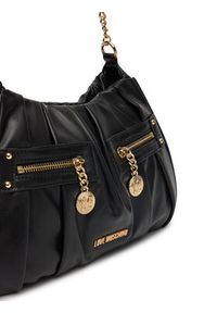 Love Moschino - LOVE MOSCHINO Torebka JC4214PP0MKB0000 Czarny. Kolor: czarny. Materiał: skórzane #4
