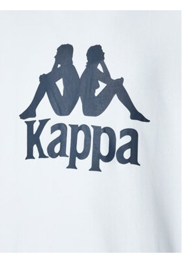 Kappa Bluza 703797 Biały Regular Fit. Kolor: biały. Materiał: bawełna