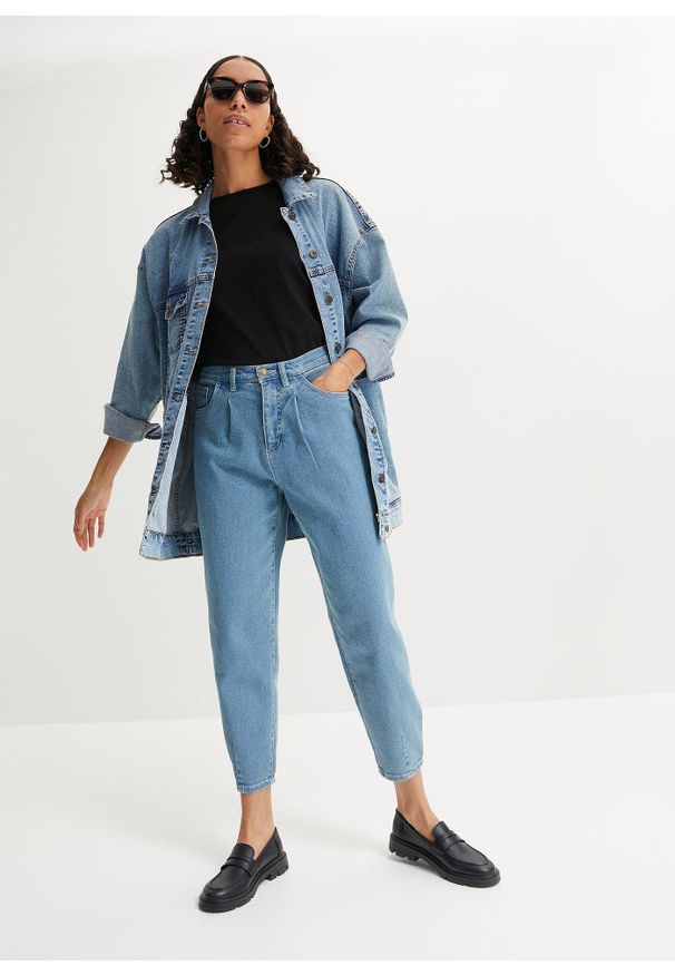 bonprix - T-shirt z czystej bawełny. Kolor: czarny. Materiał: bawełna. Długość rękawa: krótki rękaw. Długość: krótkie