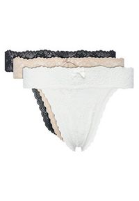 Hunkemöller Komplet stringów Madison 302719 Kolorowy. Materiał: syntetyk. Wzór: kolorowy