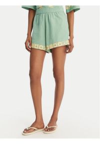 Quiksilver Szorty materiałowe Bahamas EQWNS03090 Zielony Regular Fit. Kolor: zielony. Materiał: bawełna #1