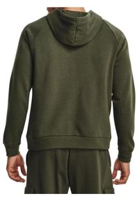 Bluza fitness męska Under Armour Rival Fleece Logo HD. Kolor: zielony. Sport: fitness