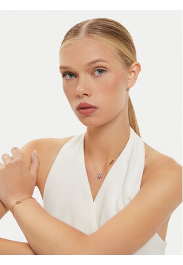 Guess Naszyjnik JUBN04 667JW Złoty. Materiał: złote, metalowe. Kolor: złoty