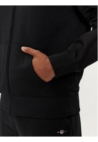 GANT - Gant Bluza Shield 2007059 Czarny Regular Fit. Kolor: czarny. Materiał: bawełna