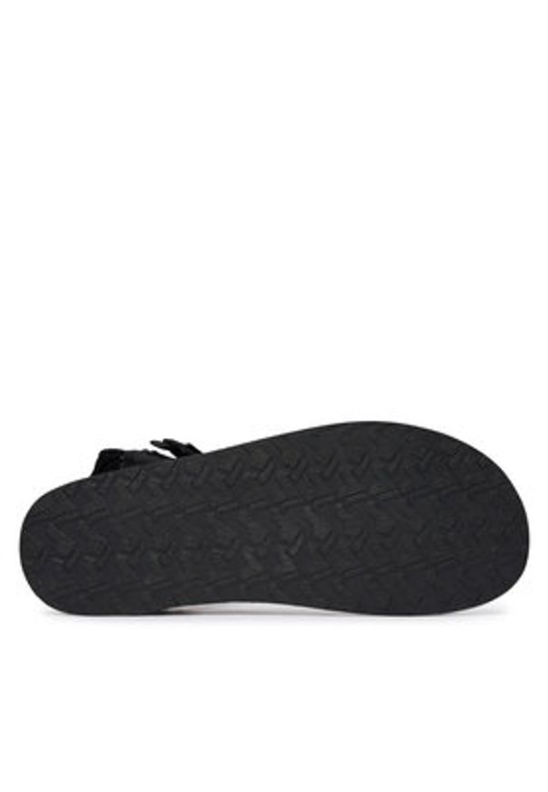 Jack Wolfskin Sandały Taiga A65621 Czarny. Kolor: czarny. Materiał: materiał