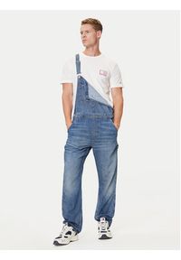Tommy Jeans Ogrodniczki Classic DM0DM21244 Niebieski Straight Fit. Kolor: niebieski