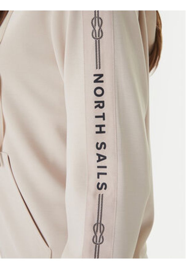 Guess Bluza W6GQ03 K2656 Beżowy Regular Fit. Kolor: beżowy. Materiał: syntetyk