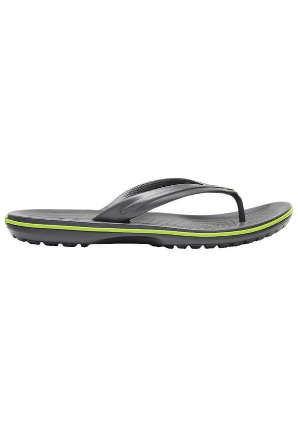 Japonki męskie Crocs Crocband Flip. Zapięcie: bez zapięcia. Kolor: zielony, wielokolorowy, szary. Materiał: syntetyk, materiał. Szerokość cholewki: normalna