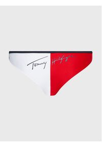 TOMMY HILFIGER - Tommy Hilfiger Dół od bikini UW0UW03705 Granatowy. Kolor: niebieski. Materiał: syntetyk #4