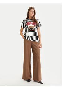 LOLA CASADEMUNT T-Shirt LS2615107 Czarny Regular Fit. Kolor: czarny. Materiał: bawełna #5