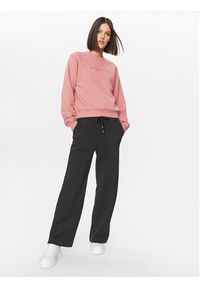 Woolrich Bluza Logo CFWWSW0115FRUT3164 Różowy Relaxed Fit. Kolor: różowy. Materiał: bawełna