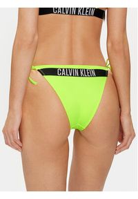 Calvin Klein Swimwear Dół od bikini KW0KW02508 Zielony. Kolor: zielony. Materiał: syntetyk #4