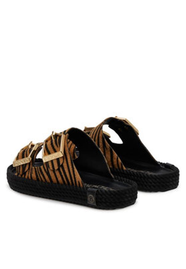 Bohonomad Klapki Sydney SYD.20-ZEB Brązowy. Kolor: brązowy. Materiał: skóra