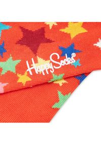 Happy-Socks - Happy Socks Skarpety Wysokie Dziecięce KSTS01-4300 Czerwony. Kolor: czerwony. Materiał: materiał, bawełna