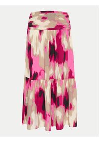 Kaffe Spódnica maxi 10508816 Różowy Regular Fit. Kolor: różowy. Materiał: wiskoza #5