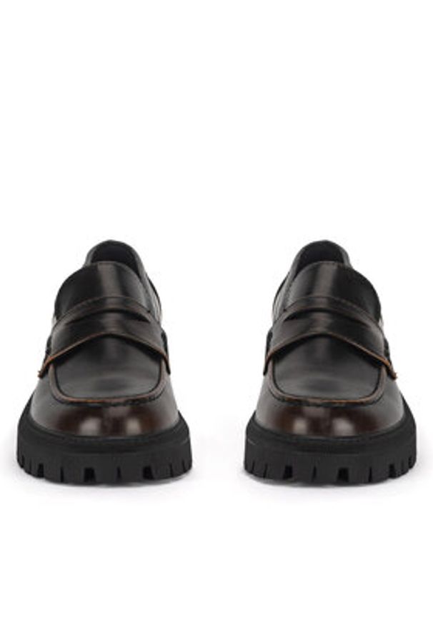 Jenny Fairy Mokasyny HY13027-17 Brązowy. Kolor: brązowy. Materiał: skóra