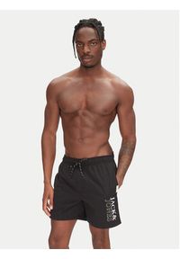 Jack & Jones - Jack&Jones Szorty kąpielowe Maui 12272799 Czarny Regular Fit. Kolor: czarny. Materiał: syntetyk #3