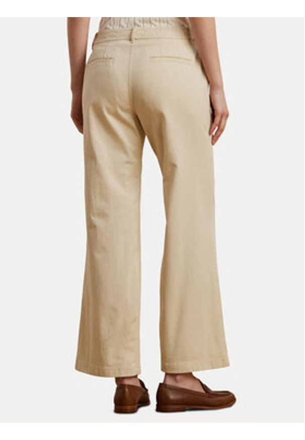 Lauren Ralph Lauren - LAUREN RALPH LAUREN Kuloty 200965654004 Beżowy Regular Fit. Kolor: beżowy. Materiał: syntetyk