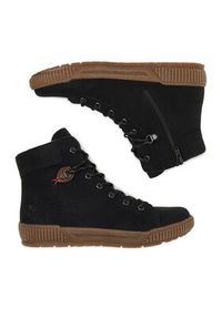 Rieker Trzewiki N0730-00 Czarny. Kolor: czarny. Materiał: syntetyk, materiał #2