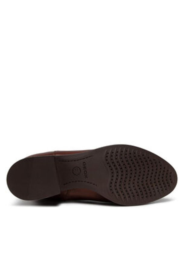Geox Oficerki D Felicity A D04G1A 00043 C0013 Brązowy. Kolor: brązowy. Materiał: skóra