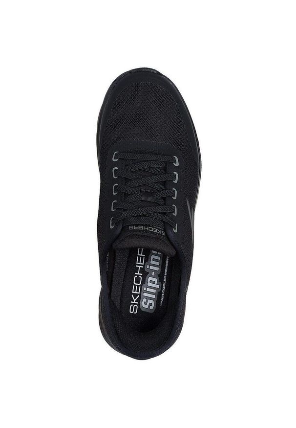 skechers - Adidasy Skechers Go Walk Flex - Netro, Mężczyźni. Kolor: czarny. Materiał: materiał