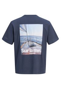Jack & Jones T-Shirt Riviera 12295161 Granatowy Relaxed Fit. Kolor: niebieski. Materiał: bawełna #2