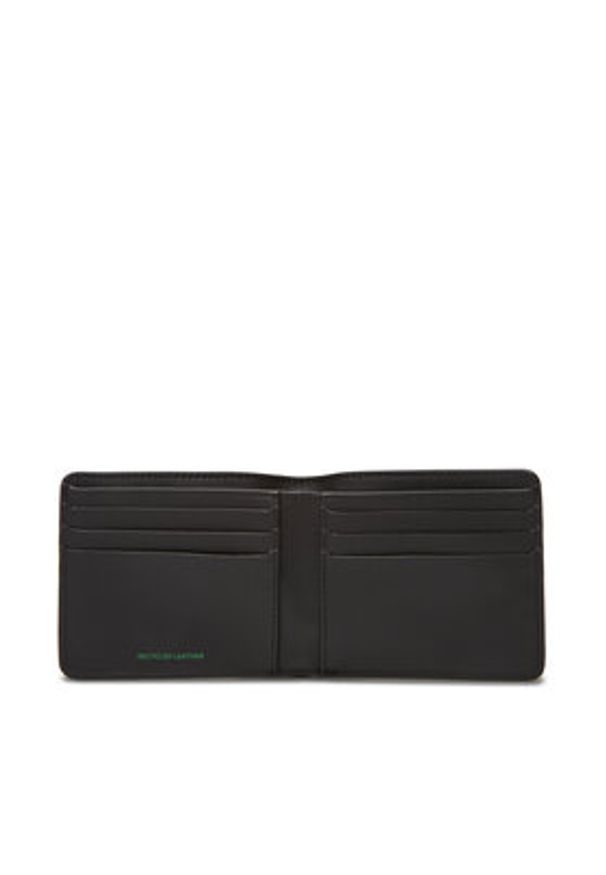 Tommy Jeans Duży Portfel Męski Tjm Heritage Leather Cc Wallet AM0AM13409 Czarny. Kolor: czarny. Materiał: skóra