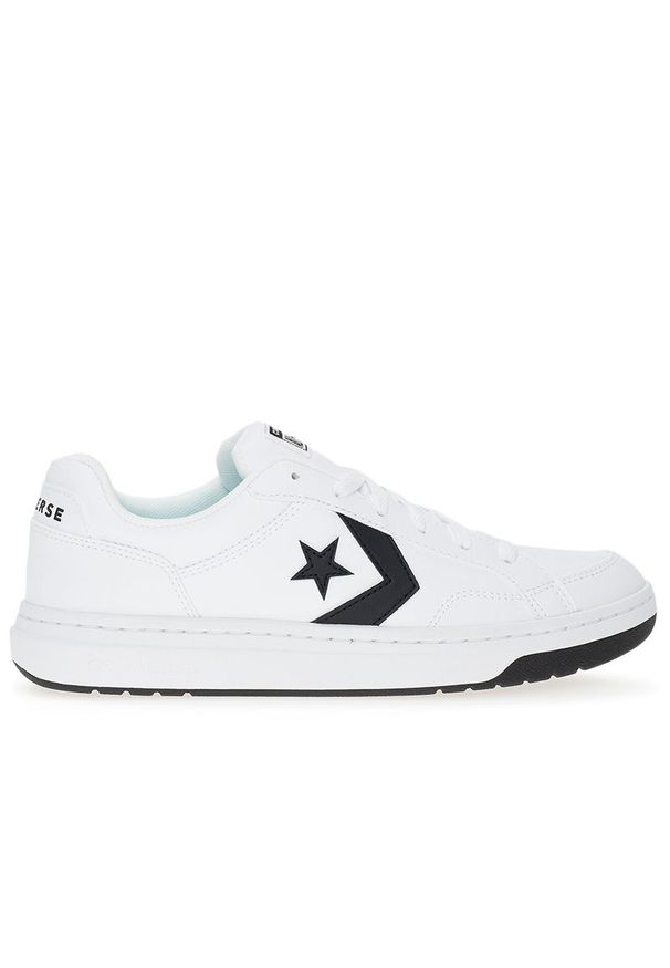 Buty Converse Pro Blaze V2 Ox A07517C - białe. Okazja: na co dzień. Zapięcie: sznurówki. Kolor: biały. Materiał: guma, skóra, syntetyk. Szerokość cholewki: normalna. Styl: casual, retro