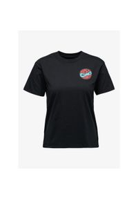 Koszulka bawełniana damska Black Diamond Rope Badge SS Tee. Kolor: czarny. Materiał: bawełna