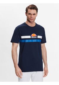 Ellesse T-Shirt Aprel SHR06453 Granatowy Regular Fit. Kolor: niebieski. Materiał: bawełna