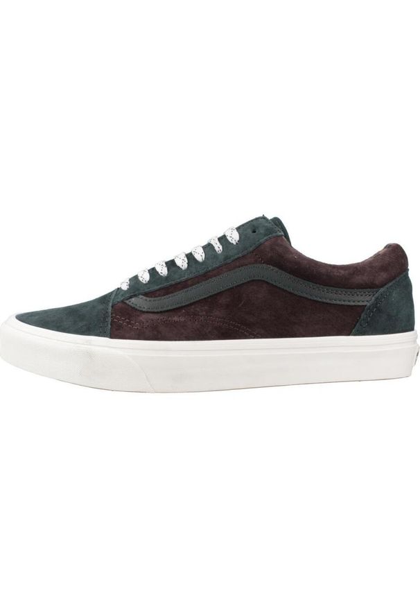 Tenisówki Vans Model Old Skool Kolor Bordeaux. Kolor: czerwony. Materiał: tkanina