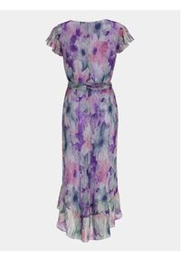 Swing Sukienka koktajlowa 5AG14300 Fioletowy Regular Fit. Kolor: fioletowy. Materiał: syntetyk. Styl: wizytowy