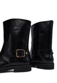 BOSS Botki Eleri 50548759 Czarny. Kolor: czarny. Materiał: skóra #4