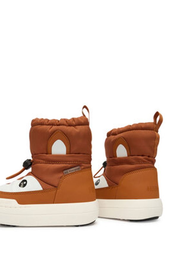 Moon Boot Śniegowce Mb Jr Park Tube Mid Animal Wp 80D3440100 S Brązowy. Kolor: brązowy. Materiał: materiał