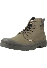 Palladium - Buty PALLADIUM PAMPA MICHIGAN Zielony. Kolor: zielony. Materiał: tkanina. Sport: turystyka piesza