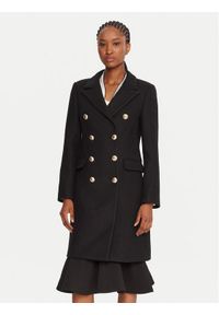 Rinascimento Płaszcz wełniany CFC0126209003 Czarny Slim Fit. Kolor: czarny. Materiał: syntetyk #1