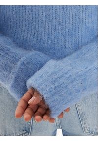 AMERICAN VINTAGE - American Vintage Sweter Bymi BYM18AE24 Niebieski Regular Fit. Kolor: niebieski. Materiał: wełna. Styl: vintage #3
