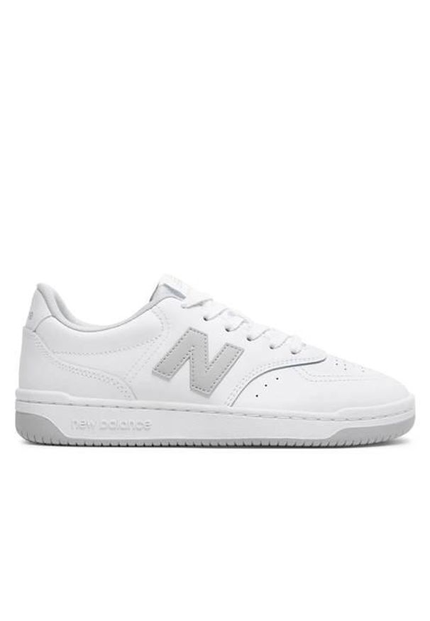 Buty do chodzenia męskie New Balance 80. Zapięcie: sznurówki. Kolor: biały. Materiał: tkanina, materiał, skóra, syntetyk. Szerokość cholewki: normalna. Sport: turystyka piesza