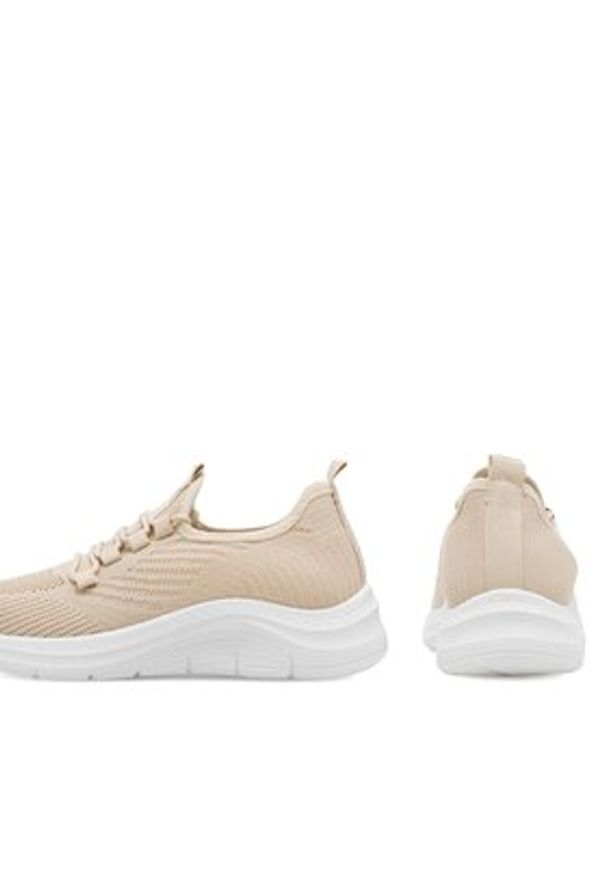 Jenny Fairy Sneakersy WFA2706-1 Beżowy. Kolor: beżowy. Materiał: mesh, materiał