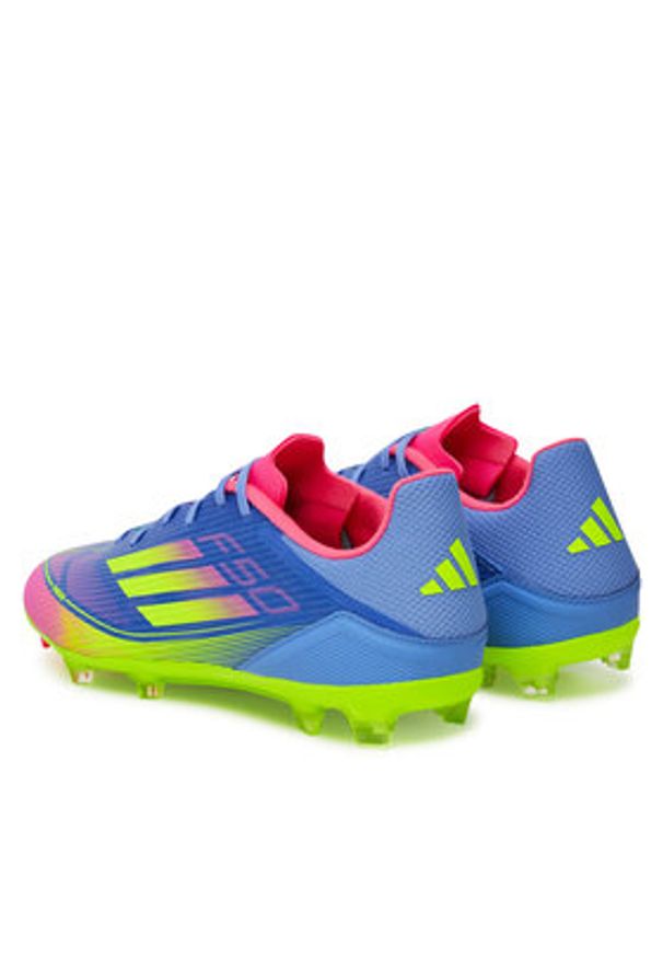 Adidas - adidas Buty do piłki nożnej F50 League Firm/Multi-Ground IE1290 Granatowy. Kolor: niebieski. Materiał: materiał