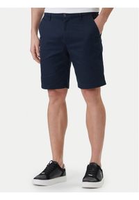 Calvin Klein Szorty materiałowe LV04LF601G Granatowy Regular Fit. Kolor: niebieski. Materiał: bawełna #1