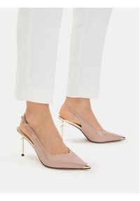 Eva Minge Szpilki EO-LILLY-LT2131-1-1 Beżowy. Kolor: beżowy. Materiał: syntetyk, skóra. Obcas: na szpilce #4