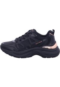 skechers - Buty sportowe Sneakersy damskie, Skechers Hazel-Faye. Kolor: czarny. Sport: turystyka piesza #2