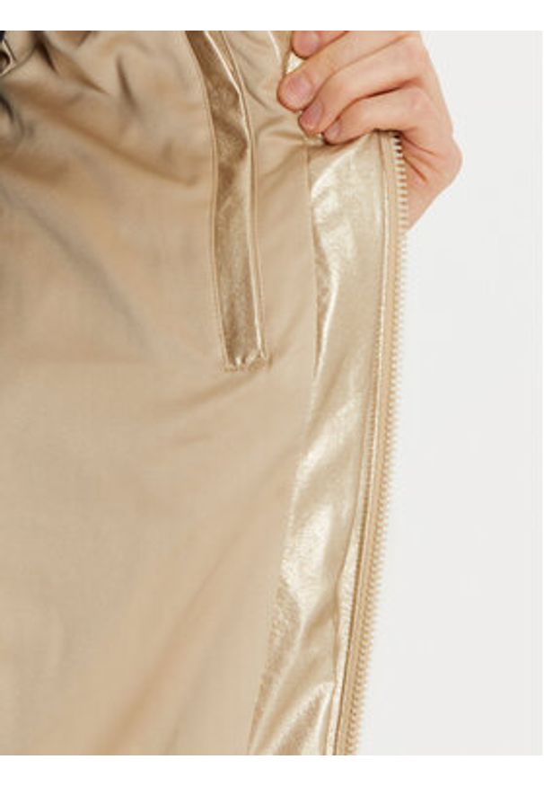 Guess Kurtka z imitacji skóry Marianne W4BL60 WGB20 Złoty Regular Fit. Kolor: złoty. Materiał: syntetyk