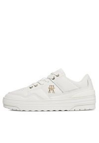 TOMMY HILFIGER - Tommy Hilfiger Sneakersy Th Basket Sneaker Lo FW0FW07756 Écru #6