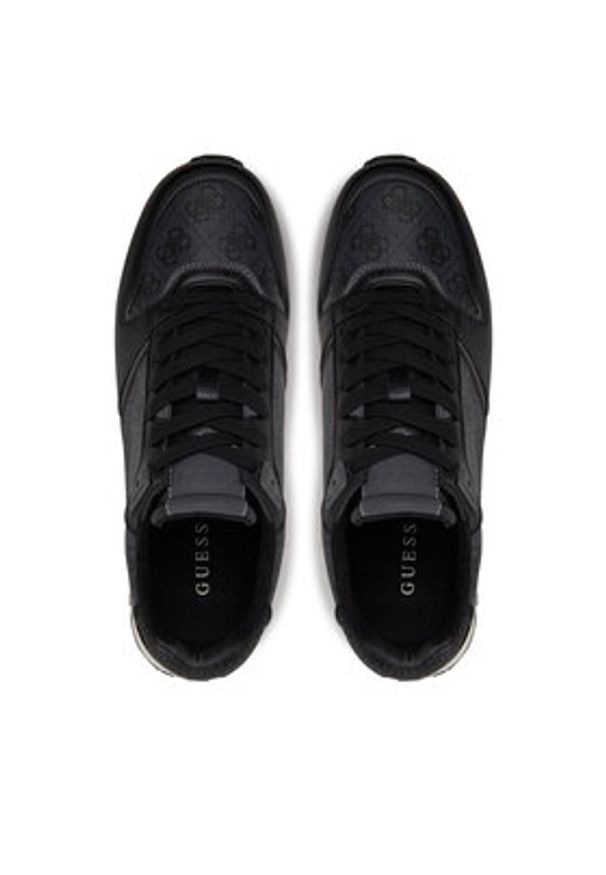 Guess Sneakersy FMJISL ELL12 Czarny. Kolor: czarny. Materiał: skóra
