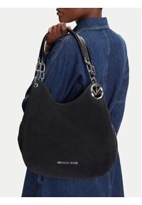 MICHAEL Michael Kors Torebka Lillie 30S5S0LE3S Czarny. Kolor: czarny. Materiał: skórzane, zamszowe #5